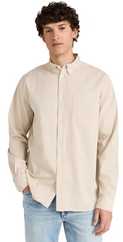 Norse Projects Anton Cotton Shirt In Oatmeal