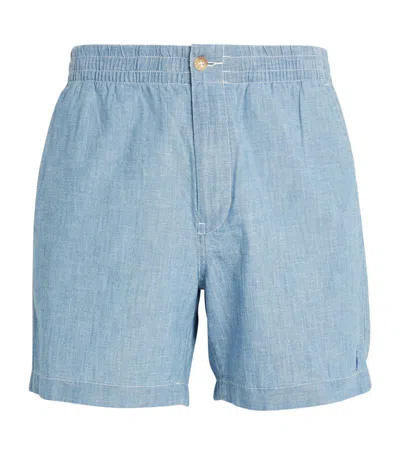 Polo Ralph Lauren Cotton Prepster Shorts In Blue