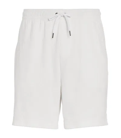 Polo Ralph Lauren Cotton Terry Shorts In White