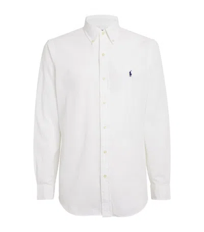 Polo Ralph Lauren Custom-fit Oxford Shirt In White