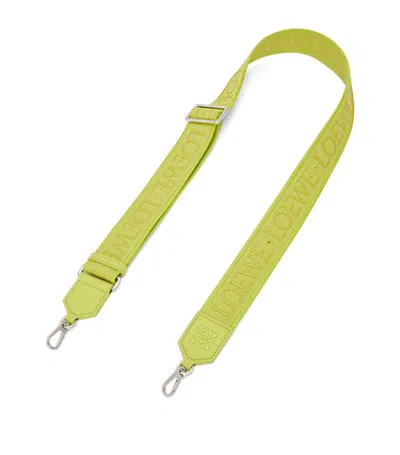 Loewe X Paula's Ibiza Anagram Logo Bag Strap In Green