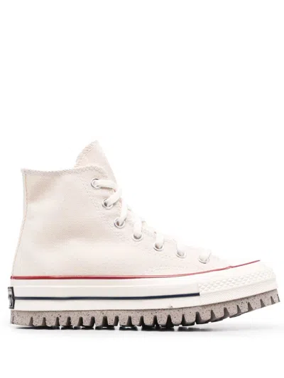Converse Trainers White In Beige