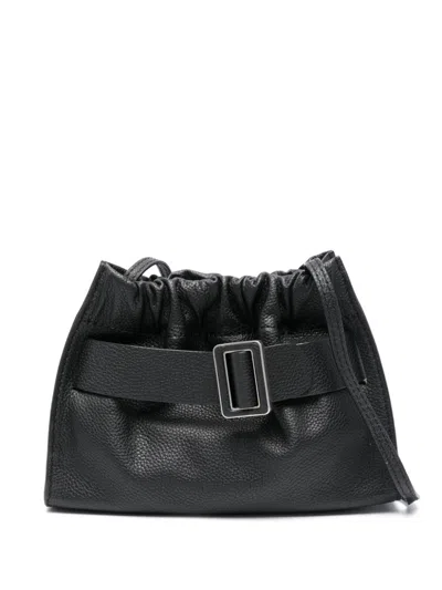 Boyy Square Scrunchy Shoulder Bag In Black
