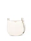 Valextra The Hobo Weekend Small Saddle Bag In White