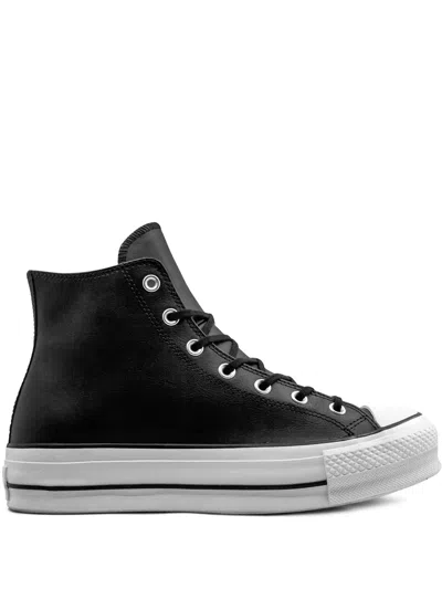 Converse Chuck 70 Platform Sneakers In Black