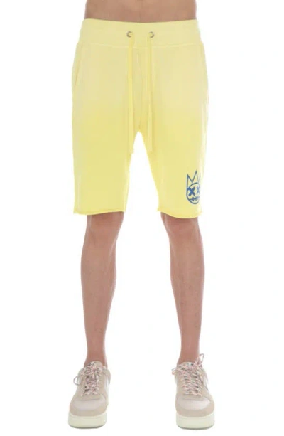 Cult Of Individuality Sweatshorts In Vintage Yellow