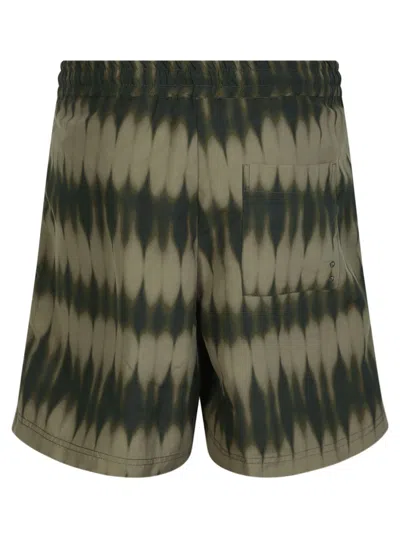 Apc A.p.c. Swimsuit With Print In Brown