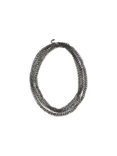Brunello Cucinelli Necklaces In Ultrablack