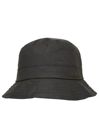 Barbour Belsay Wax Sport Hat In Olive