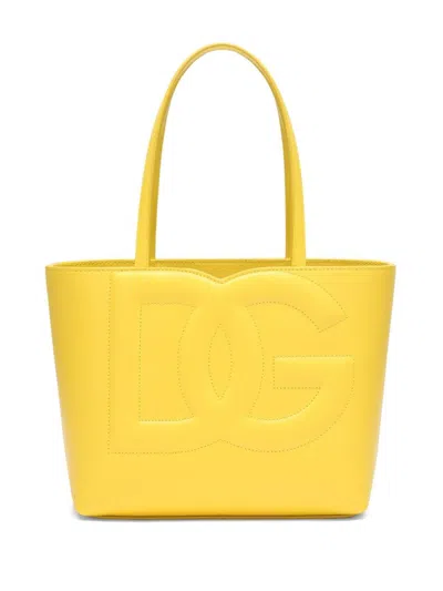 Dolce & Gabbana Dg Logo Bag In Yellow