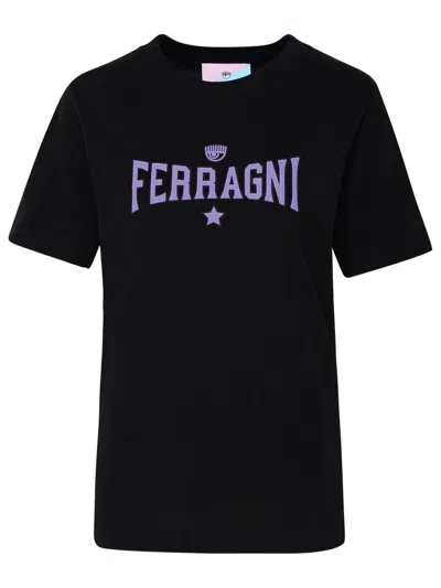 Chiara Ferragni T-shirt Logo In Black