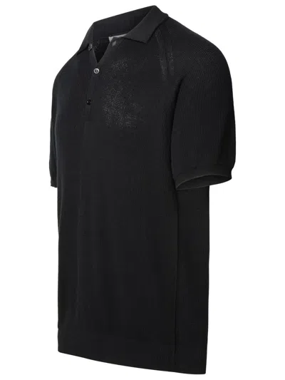 Laneus Polo Shirt In Black