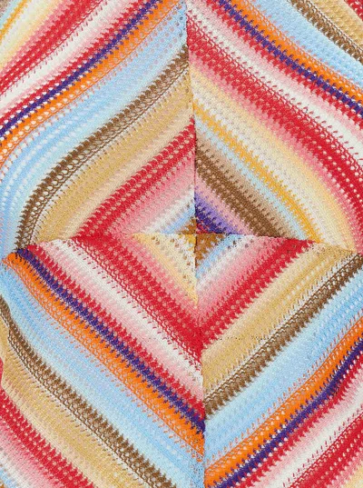 Missoni Zig Zag Pattern Top In Multicolour