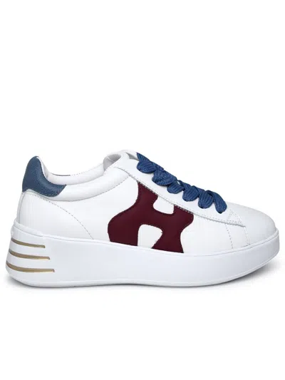 Hogan Rebel White Leather Sneakers