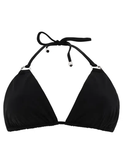 Nanushka "zaida" Bikini Top In Black