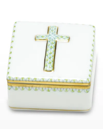Herend Prayer Box In Key Lime