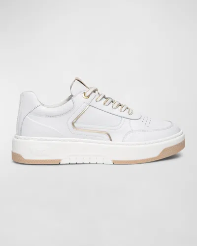 Nerogiardini Clean Leather Low-top Sneakers In White