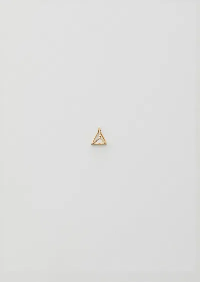 Shihara Diamond Triangle Earring 10 In 18k Yellow Gold