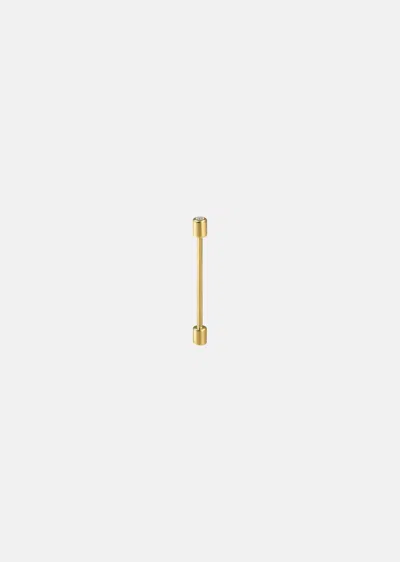 Shihara 18kt Yellow Gold Twist Pin 02 Earring In 18k Yellow Gold