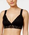 Hanky Panky Stretch Cotton Bralette In Black