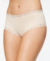 Hanky Panky Supima® Cotton Boyshort In Chai- Nude 01