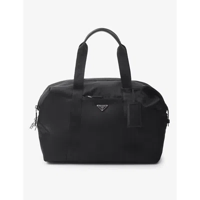 Prada Re-nylon Duffle Bag In Black