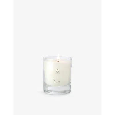 The White Company Love Scented Mineral-wax Candle 140g In None/clear