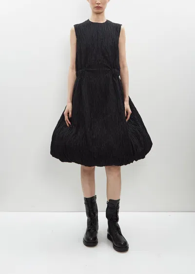 Noir By Kei Ninomiya Floating Jacquard Dress In 1-black
