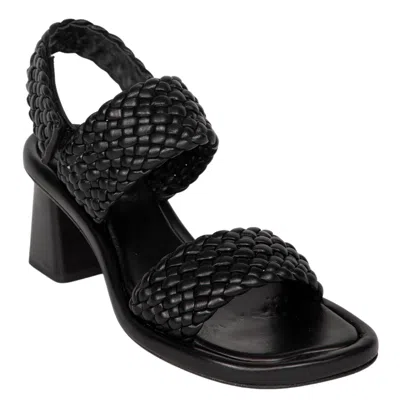 Homers Pina Heeled Sandal In Trenza Black In Multi