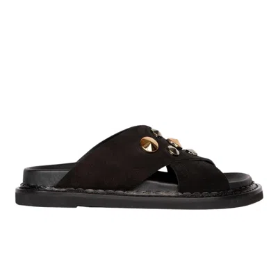 Homers Women's Bio Lux Sandal In Reverse Black In Multi