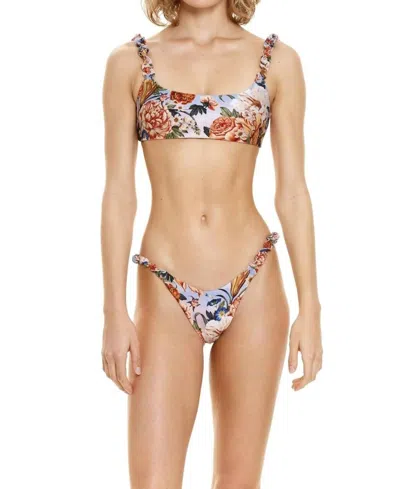 Agua Bendita Evie Bikini Top In Numen In Multi