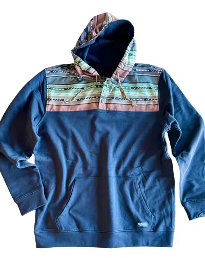 Sts Ranchwear Men's Ryland Hoodie In Navy Serape In Multi