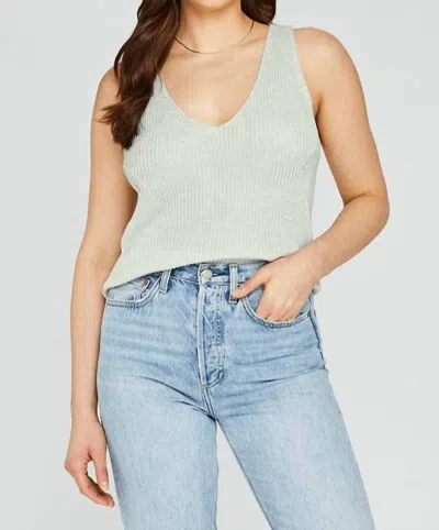 Gentle Fawn Lisette Tank In Mist Green In Multi