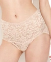 Hanky Panky Signature Lace Retro Thong In Chai- Nude 01