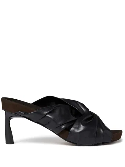 Stella Mccartney Faux-leather Mules In Black  