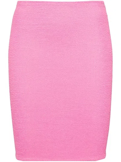 Hunza G Miniskirt In Pink