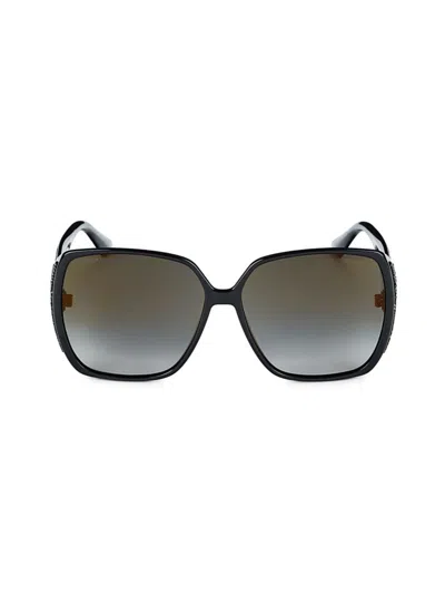 Jimmy Choo Women's Cloe 62mm Square Sunglasses In Black