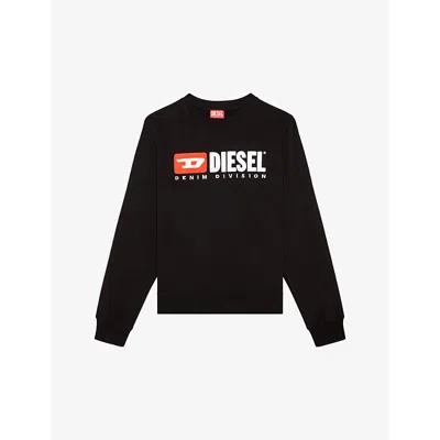 Diesel Logo-print Sweatshirt In 9xx