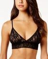 Hanky Panky Signature Lace Padded Triangle Bralette In Black