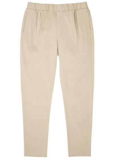 Paige Mens Desert Wind Snider Tapered-leg Stretch-woven Trousers In Beige