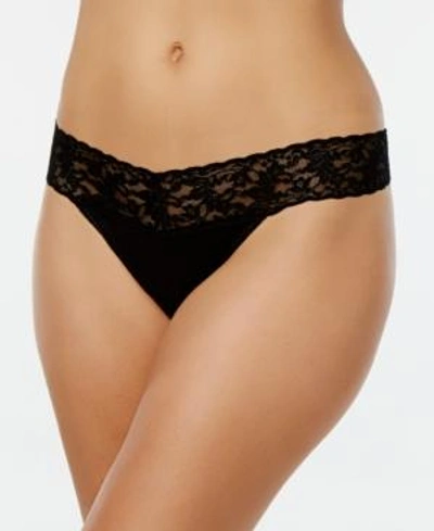 GUCCI ORGANIC COTTON LOW-RISE LACE THONG 891581