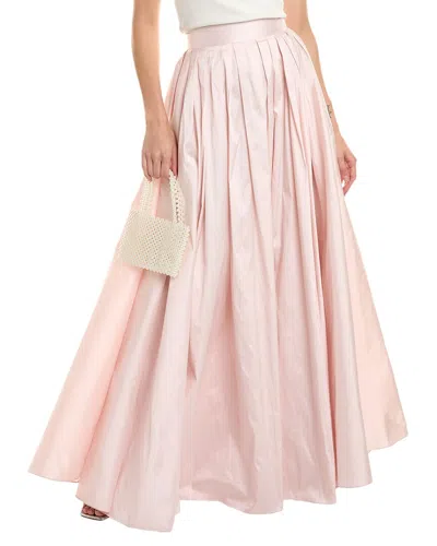 Emily Shalant Taffeta Ballgown Skirt In Pink
