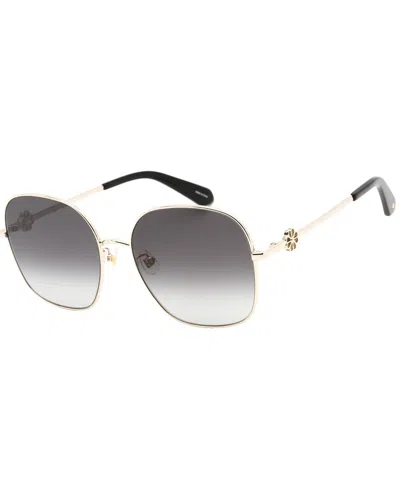 Kate Spade New York Women's Raglan/g/s 59mm Sunglasses In Gold