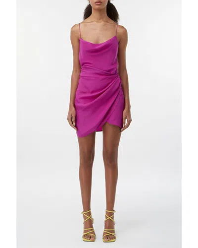 Gauge81 Woman Short Dress Mauve Size S Silk In Purple