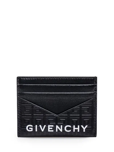 Givenchy Leather 4g Cardcase In Black