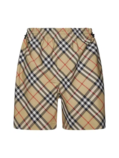 Burberry Shorts In Sand Ip Check