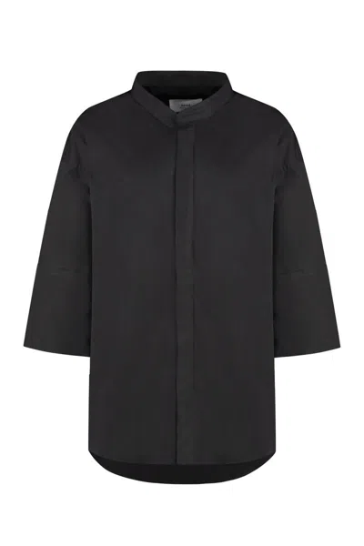 Ami Alexandre Mattiussi Ami Paris Cotton Shirt In Black