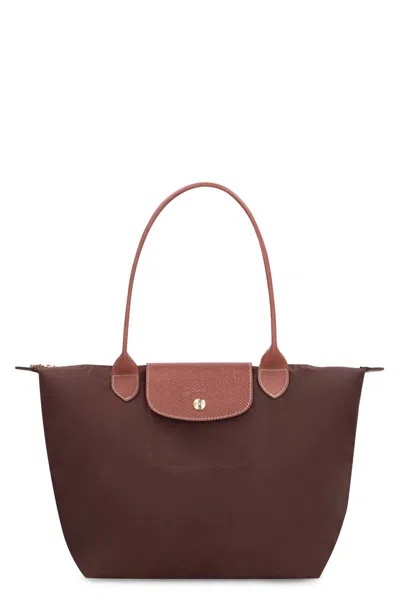 Longchamp Le Pliage Small Tote Bag In Burgundy