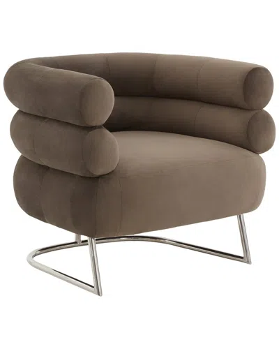 Safavieh Couture Jacobson Modern Accent Chair In Brown