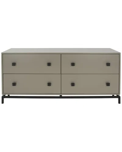 Safavieh Couture Claudette 4 Drawer Dresser In Brown